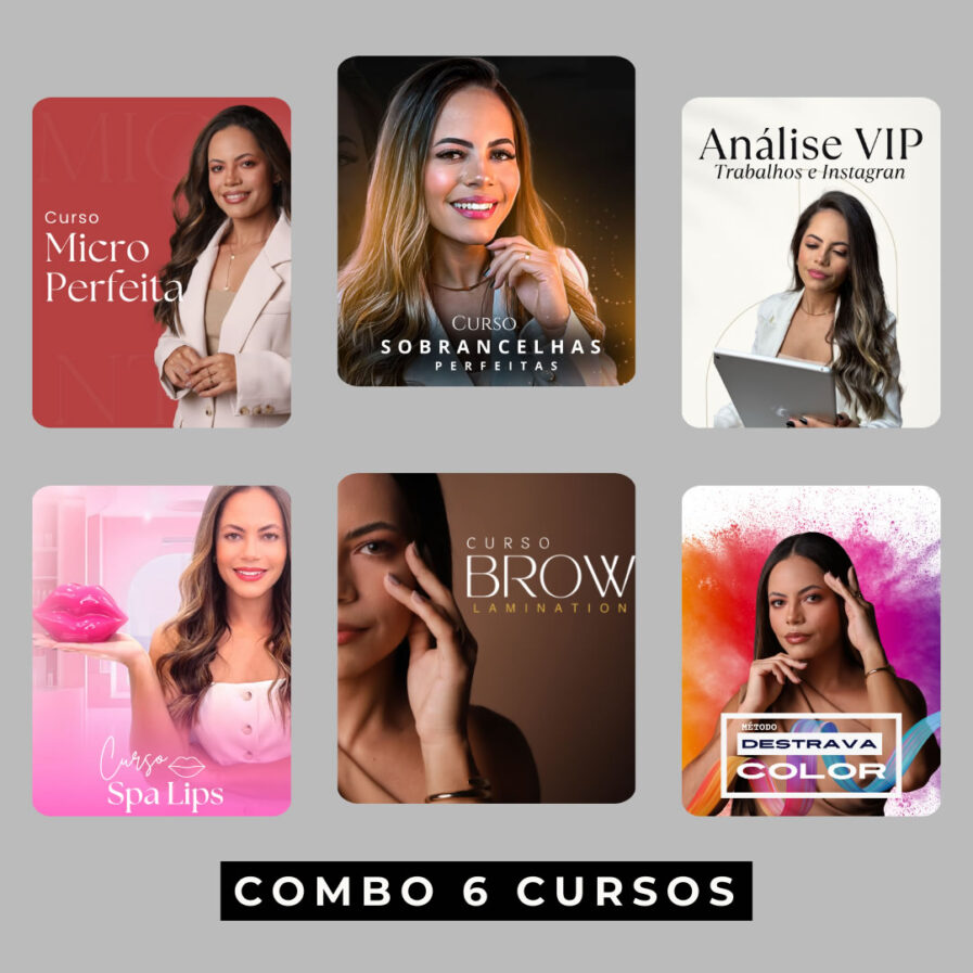 Jéssica Soares: Combo de 6 Cursos Completos